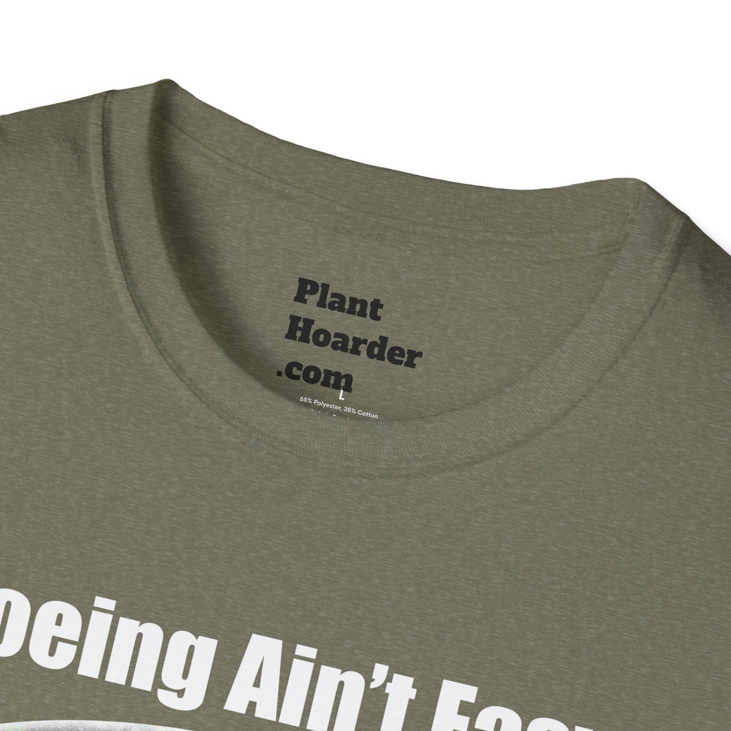 "Hoeing Ain’t Easy, But I Love It" Softstyle T-Shirt - Perfect for Gardeners