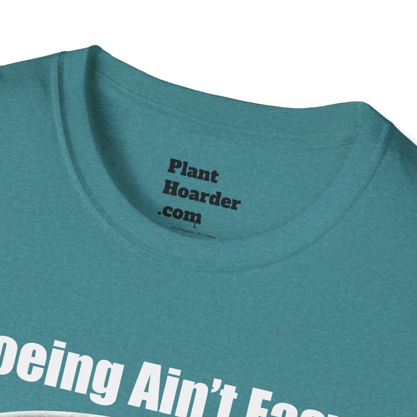 "Hoeing Ain’t Easy, But I Love It" Softstyle T-Shirt - Perfect for Gardeners