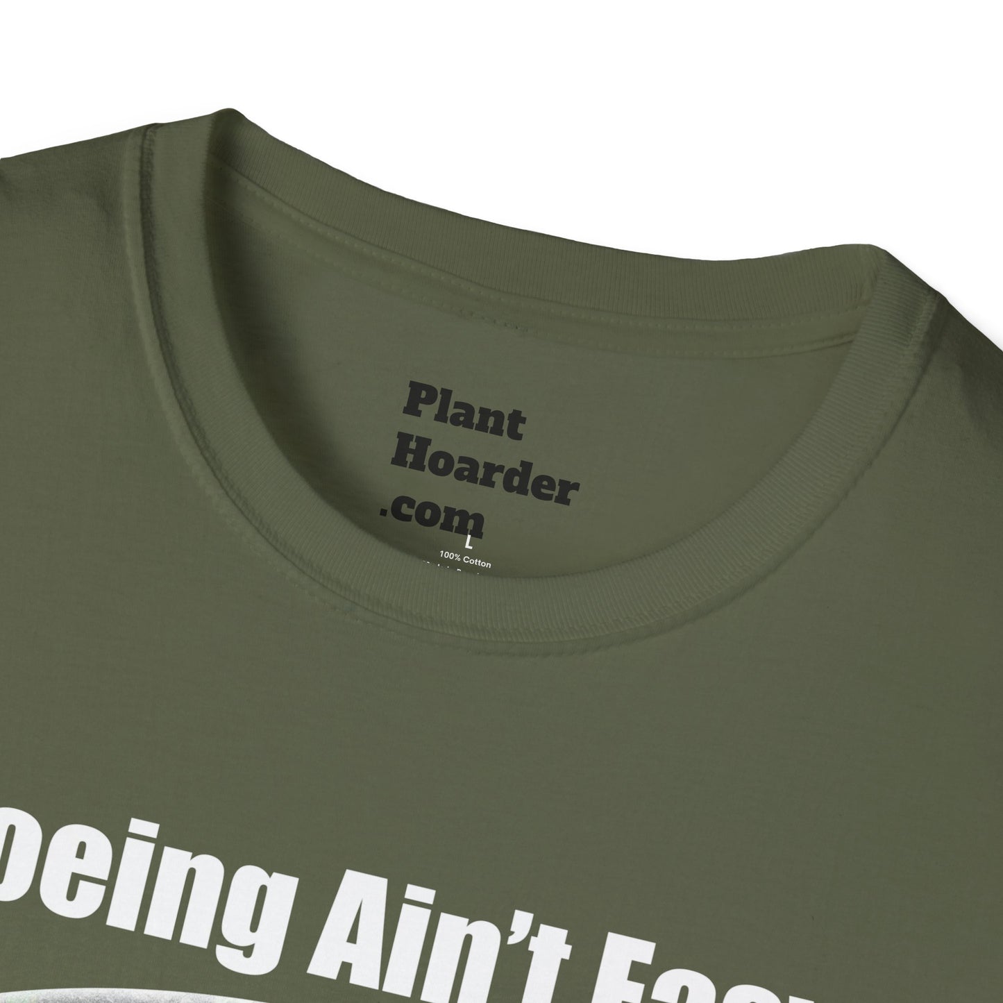 "Hoeing Ain’t Easy, But I Love It" Softstyle T-Shirt - Perfect for Gardeners