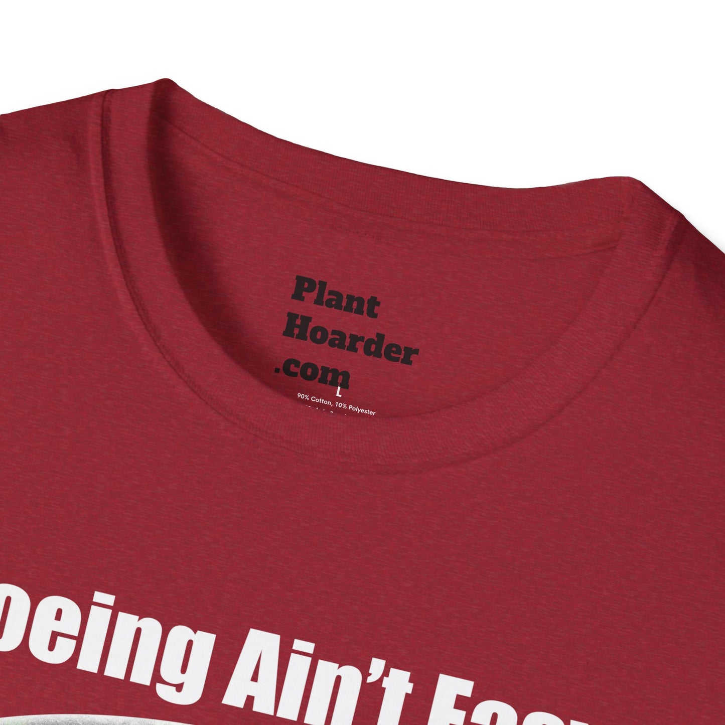 "Hoeing Ain’t Easy, But I Love It" Softstyle T-Shirt - Perfect for Gardeners
