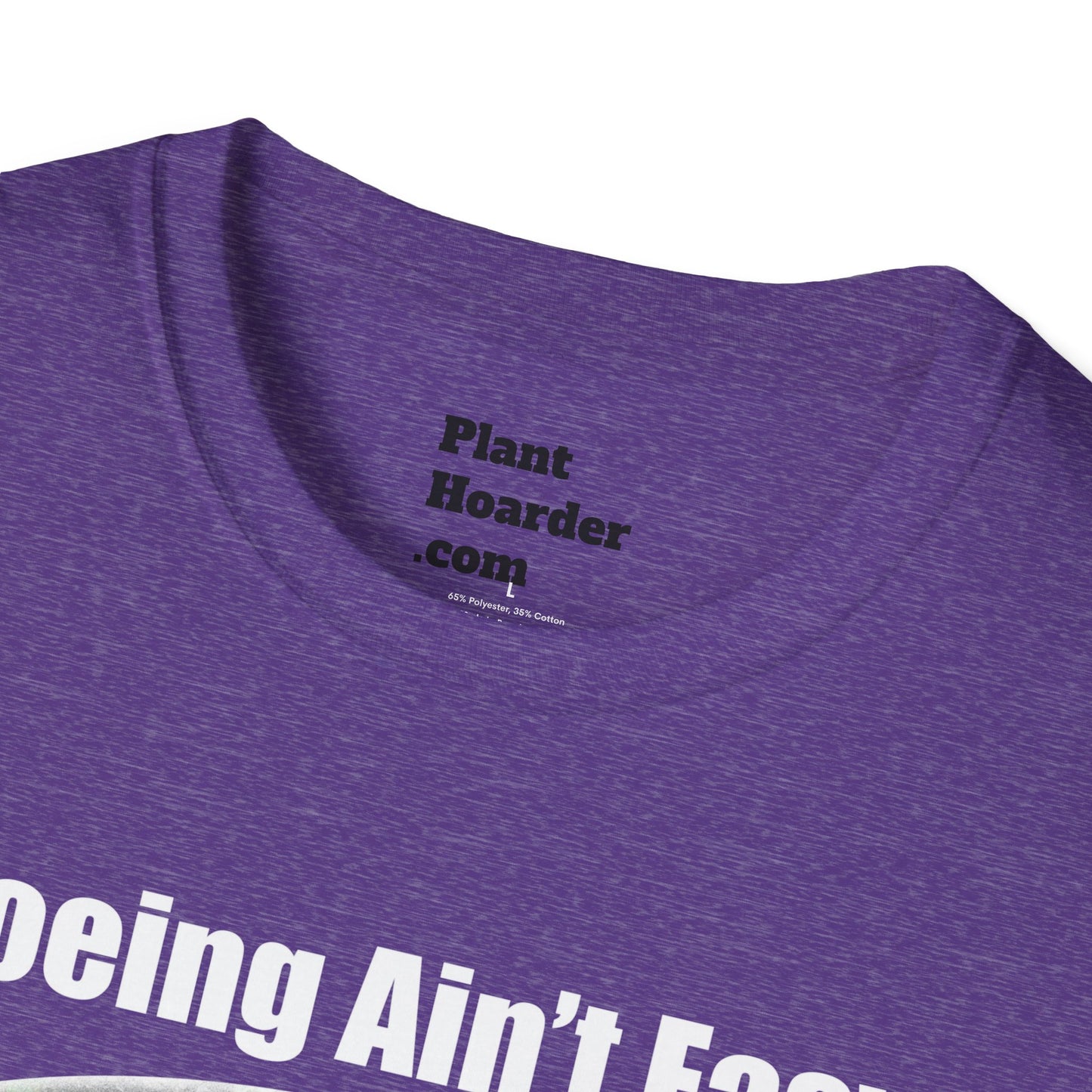 "Hoeing Ain’t Easy, But I Love It" Softstyle T-Shirt - Perfect for Gardeners