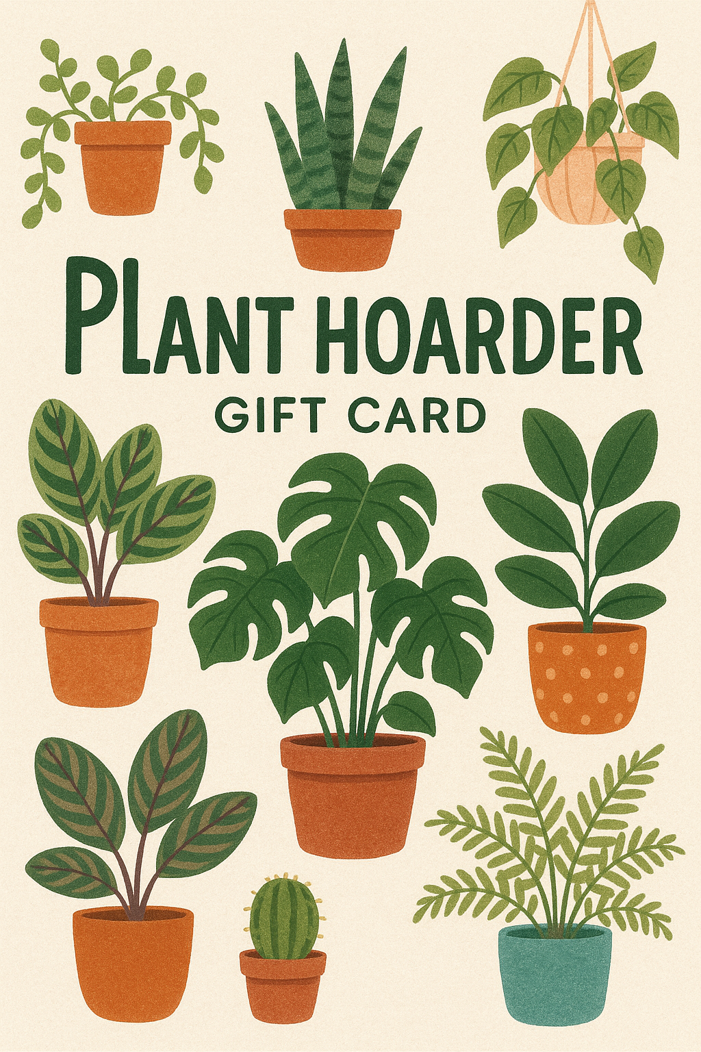 house plant gift card Gift Card